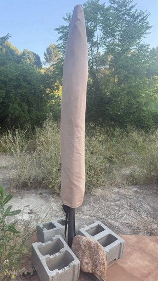 Parasol Grande Beige para Terraza
