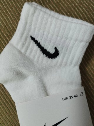 Pack 3 calcetines Nike blancos