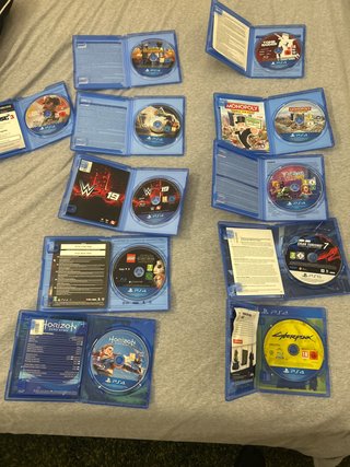 Pack Juegos PS4. Se pueden comprar por separado.
