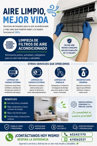 Limpieza aire acondicionado