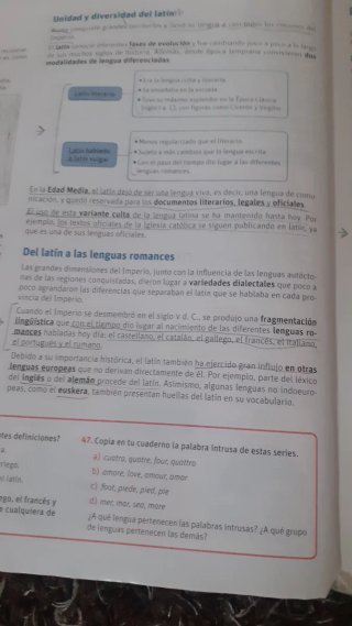 LIBRO LATÍN 4° ESO  9788467587029