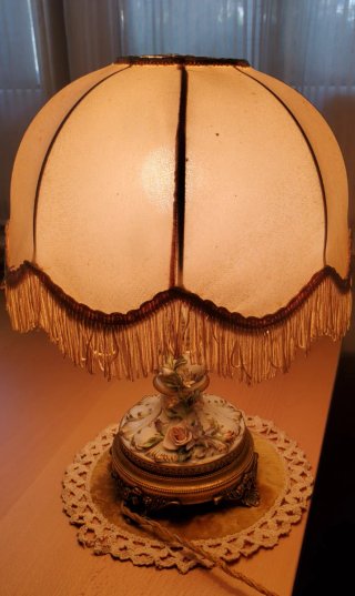 Lampada vintage Capodimonte originale