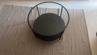 Mesa de centro IKEA negra y cristal