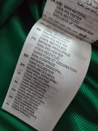 Camiseta Adidas Firebird Verde Talla S Mujer
