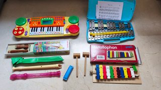 Lote instrumentos musicales infantiles