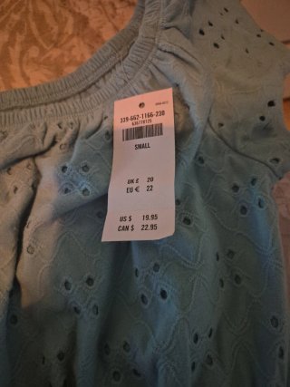 Top Hollister azul S
