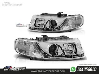 FAROS DELANTEROS LUZ DIURNA LED PARA SEAT LEON / TOLEDO 1M
