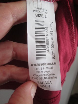 CAMISETA ALVARO MORENO