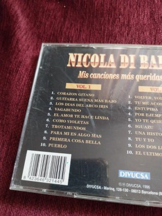 CD Nicola Di Bari - Mis canciones más queridas
