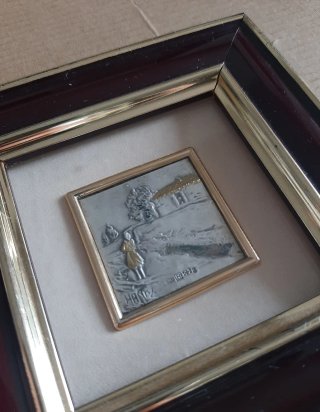 Riproduzioni su lastra di argento.