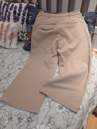 Pantalón vestir beige