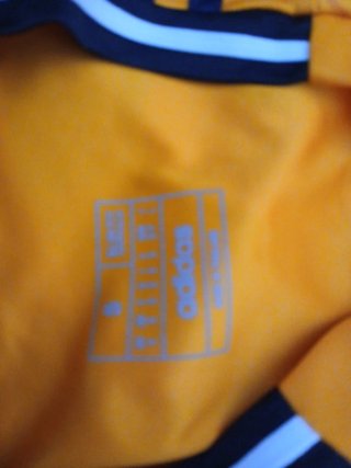 Camiseta Real Madrid Adidas Naranja Talla M