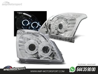 FAROS DELANTEROS OJOS DE ANGEL PARA TOYOTA LAND CRUISER FJ120