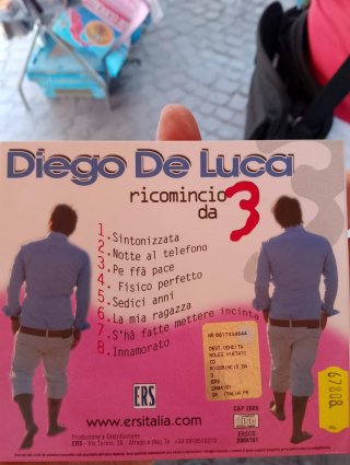 CD Diego De Luca  Ricomincio da 3 prima stampa ers