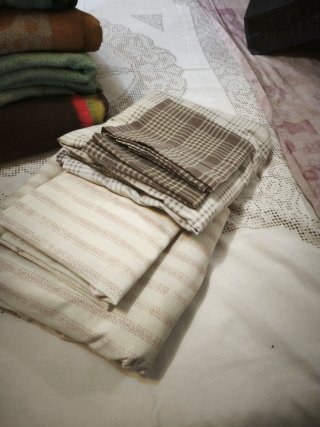 Lote 5 coperte + 2 set di federe
