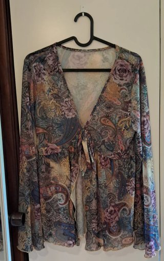Blusa Boho Estampada Paisley