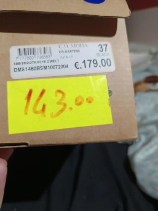 Stivaletti Dr. Martens n.37 neri