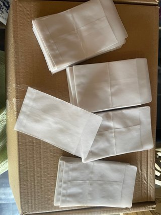 Sobres de papel para polaroid o pañuelos