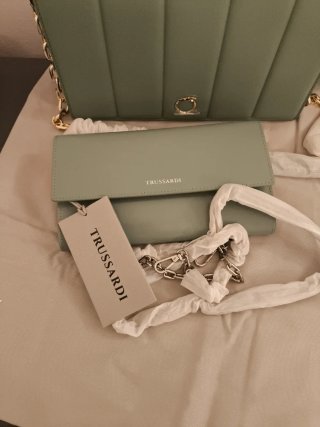 Pochette Trussardi donna verde