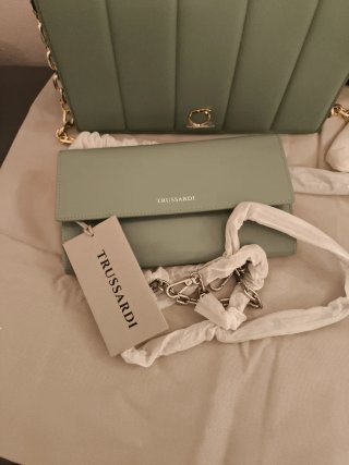 Pochette Trussardi donna verde