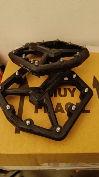 Pedales Crank Brothers Resina Negro Talla L