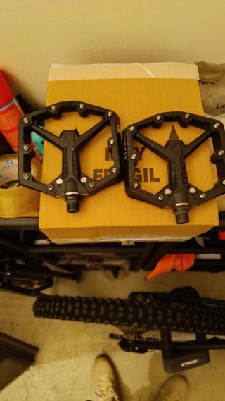 Pedales Crank Brothers Resina Negro Talla L