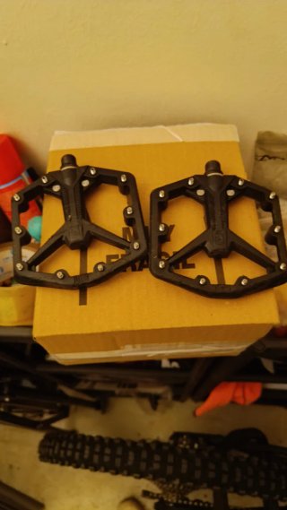 Pedales Crank Brothers Resina Negro Talla L