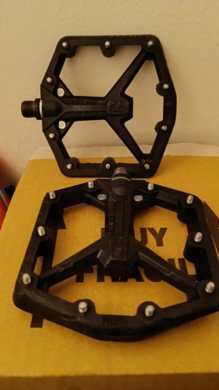 Pedales Crank Brothers Resina Negro Talla L