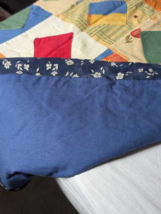 Colcha patchwork antigua