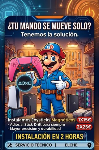 Instalación Joysticks Magnéticos