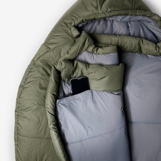 Saco de dormir guata 0ºC con forma de momia  Forclaz MT500