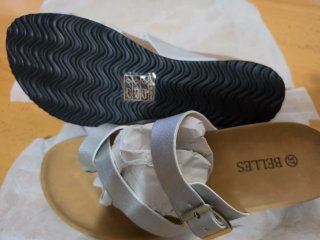 Sandalias Belles Plata Mujer Talla 37 y 38
