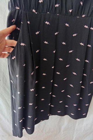 Vestido Bimba y Lola Talla M Estampado Rayos