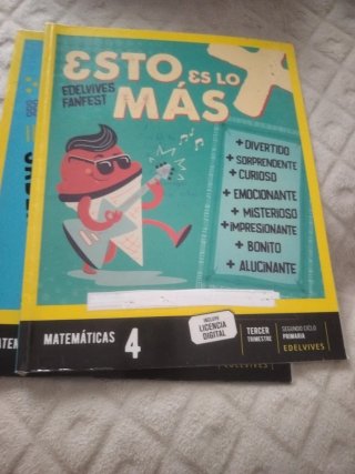 Matemáticas 4, Segundo Ciclo Primaria, Edelvive...