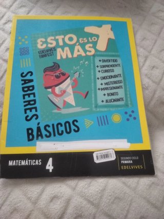 Matemáticas 4, Segundo Ciclo Primaria, Edelvive...