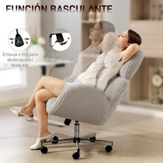 Silla de Oficina Ergonómica Respaldo Alto