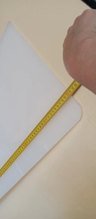 Panel separador metacrilato opal