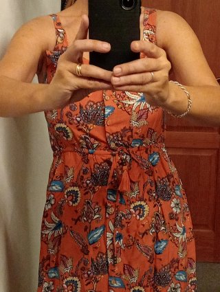 Vestido Springfield Talla S Estampado
