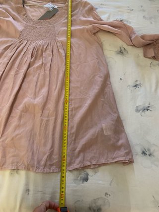 Blusa larga Saint Tropez rosa talla L
