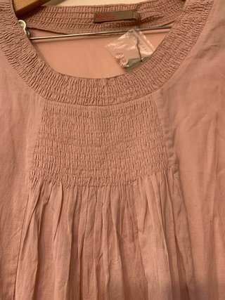 Blusa larga Saint Tropez rosa talla L
