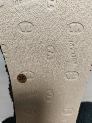 Zapatillas Vulladi Algodón Negras Talla 36