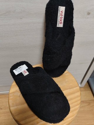 Zapatillas Vulladi Algodón Negras Talla 36