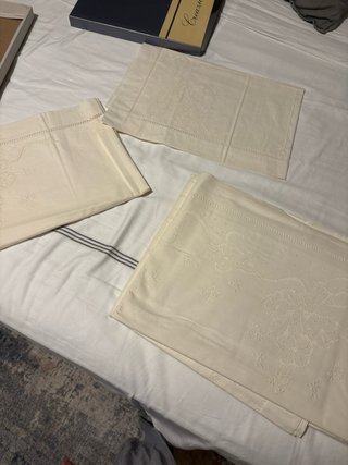 Completo letto matrimoniale bianco