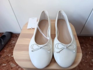 Zapatos Mango Niña Talla 35 Blancos