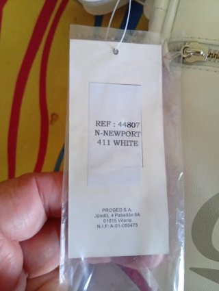 Bolso Converse Blanco y Plateado