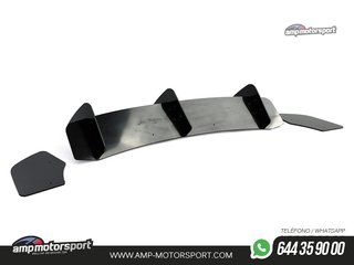 AÑADIDO DIFUSOR TRASERO VW SCIROCCO 2008-2017 NEGRO BRILLO