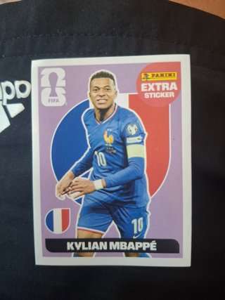 Panini Mbappé Extra Sticker Mundial 2026 (MORADO).