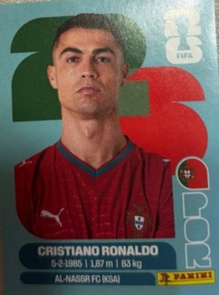 Cromo Cristiano Ronaldo Mundial 2026 FIFA