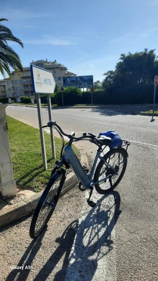 Bicicleta Eléctrica Azul
