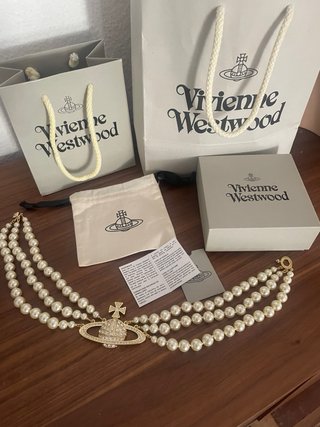 Collar Vivienne Westwood Orb Perlas